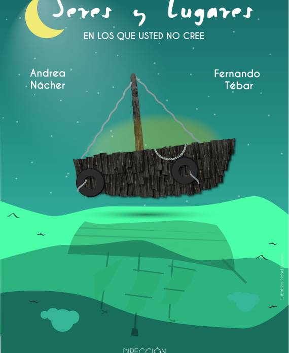 Cartel Seres y Lugares | Mage Arnal