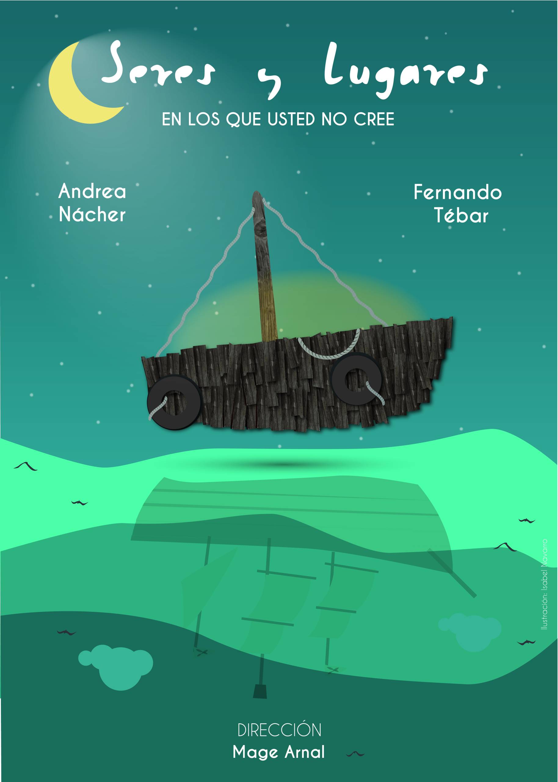 Cartel Seres y Lugares | Mage Arnal