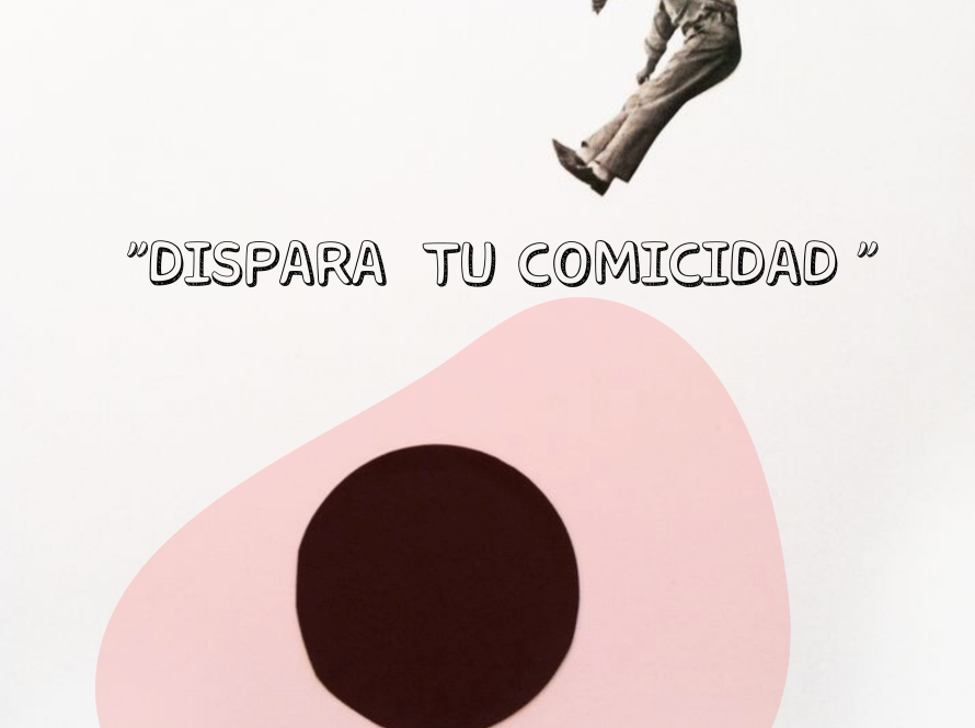 Cartel Dispara tu comicidad | Mage Arnal